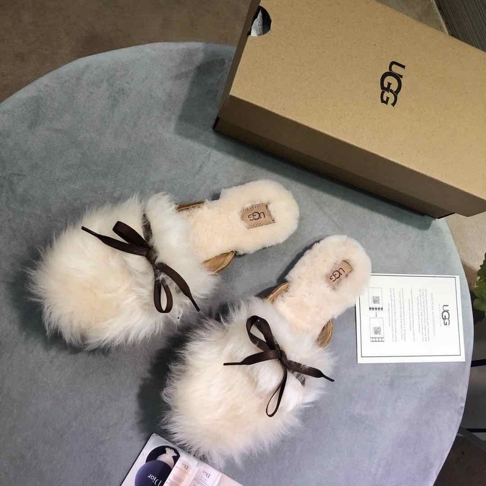 UGG 샤인 퍼플리플리 여성 슬리퍼 001-286239