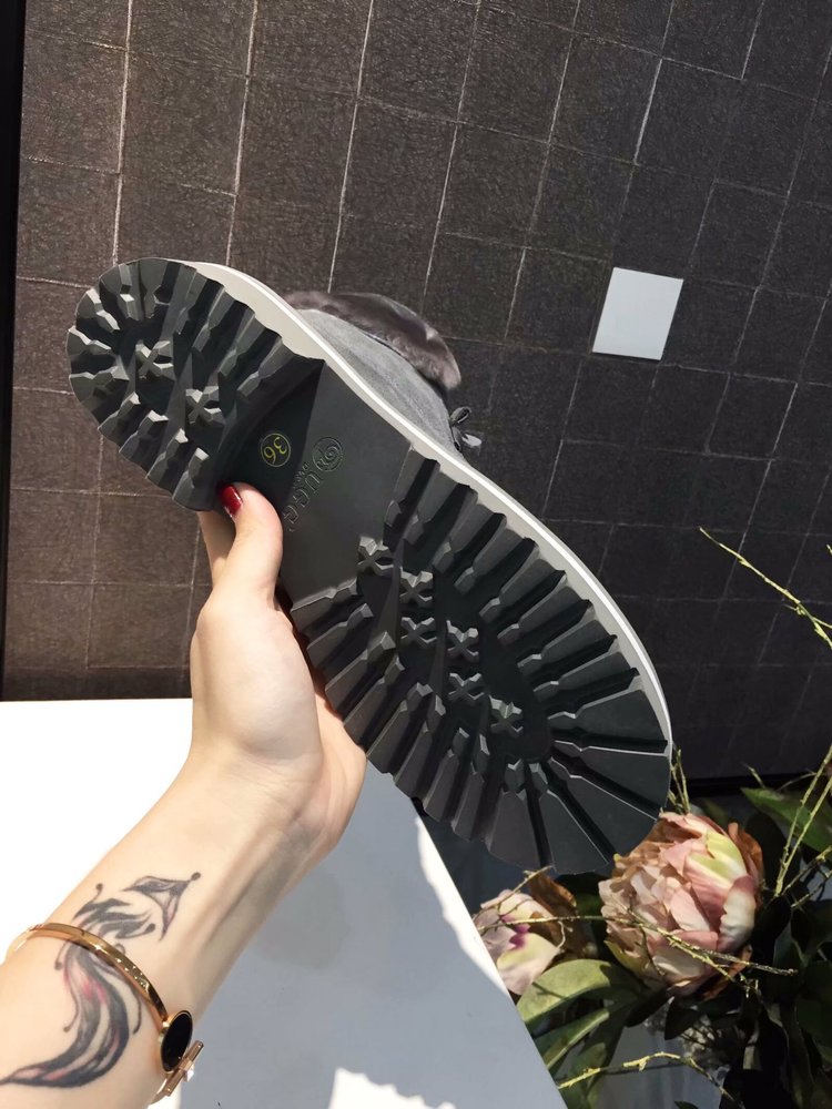 DKUGG 2018년 신상 진짜 양모 보온 부츠 001-286252