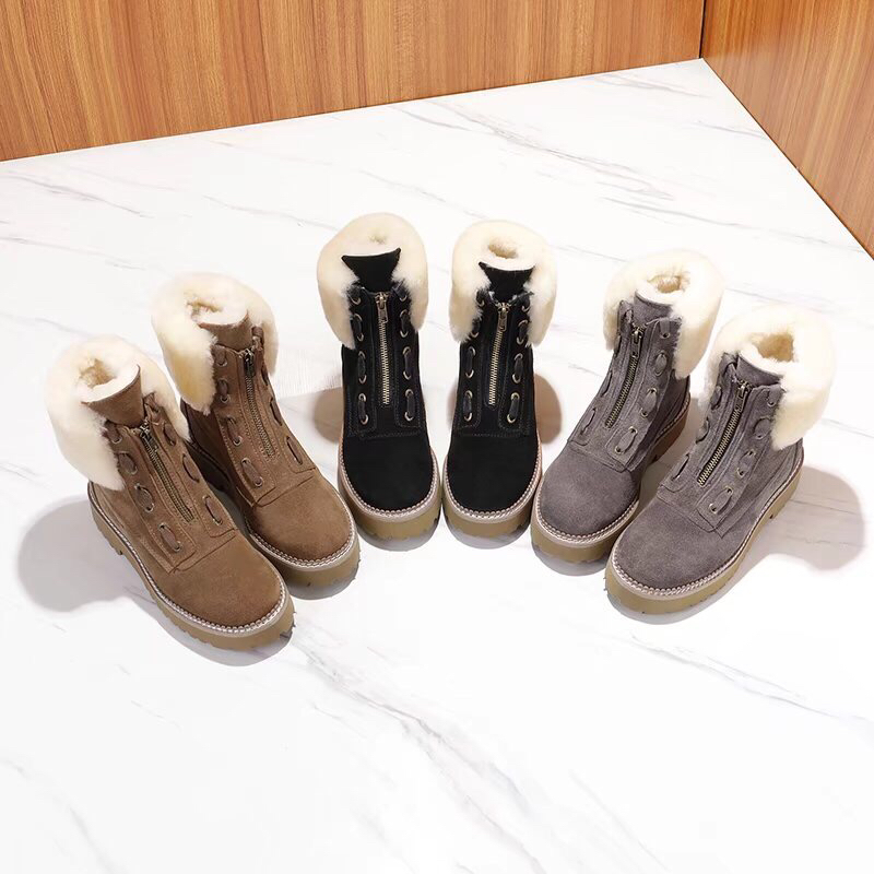UGG 스노우부츠 숨은 힐 양털 안창 001-286257