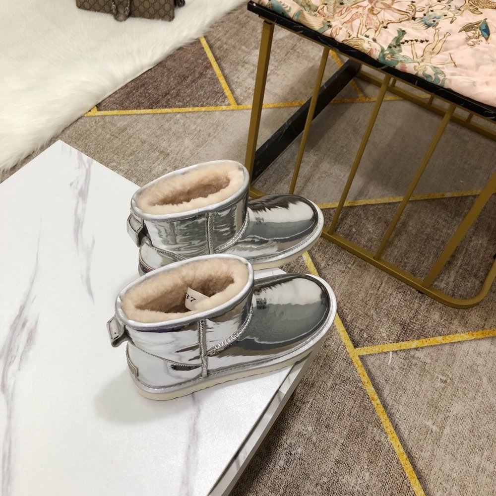 UGG 독점 개발 메탈 카멜레온 실크 울 신발 001-286289