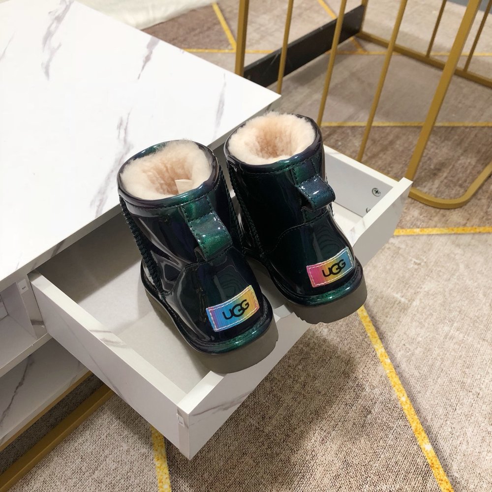 UGG 럭셔리 여성 신발 메탈 카멜레온 실크 양모 001-286291