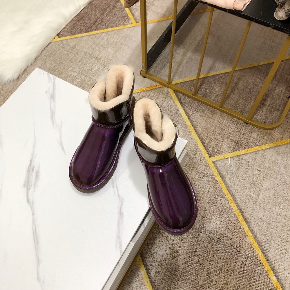 UGG 여성 메탈 카멜레온 실크 양모 신발 001-286294