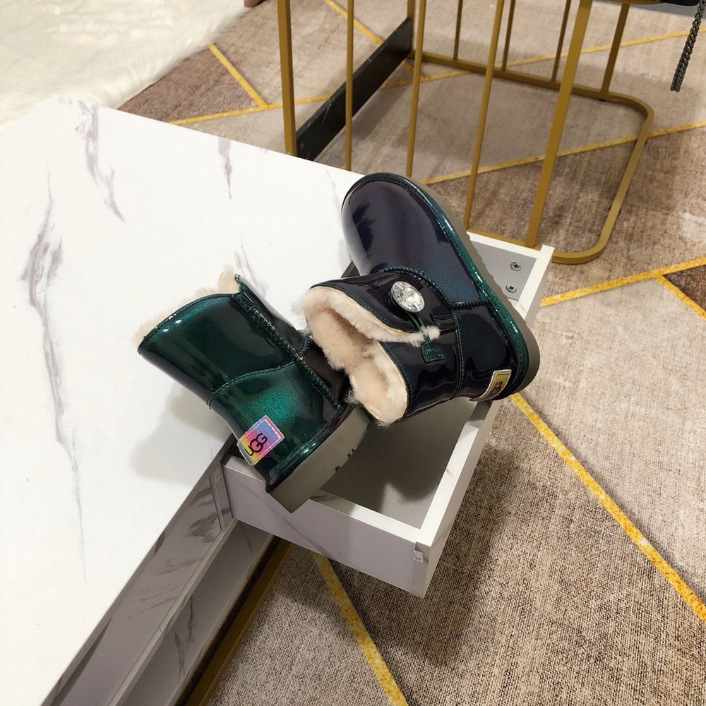 UGG 고급 메탈 카멜레온 울 슈즈 001-286295