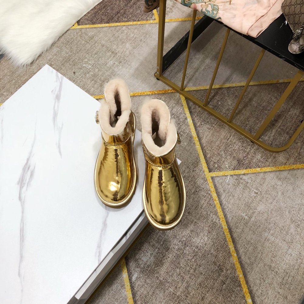 UGG 호화 시리즈 메탈 울 부츠 001-286296