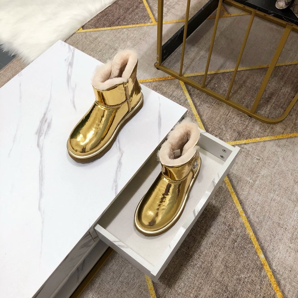UGG 호화 시리즈 메탈 울 부츠 001-286296