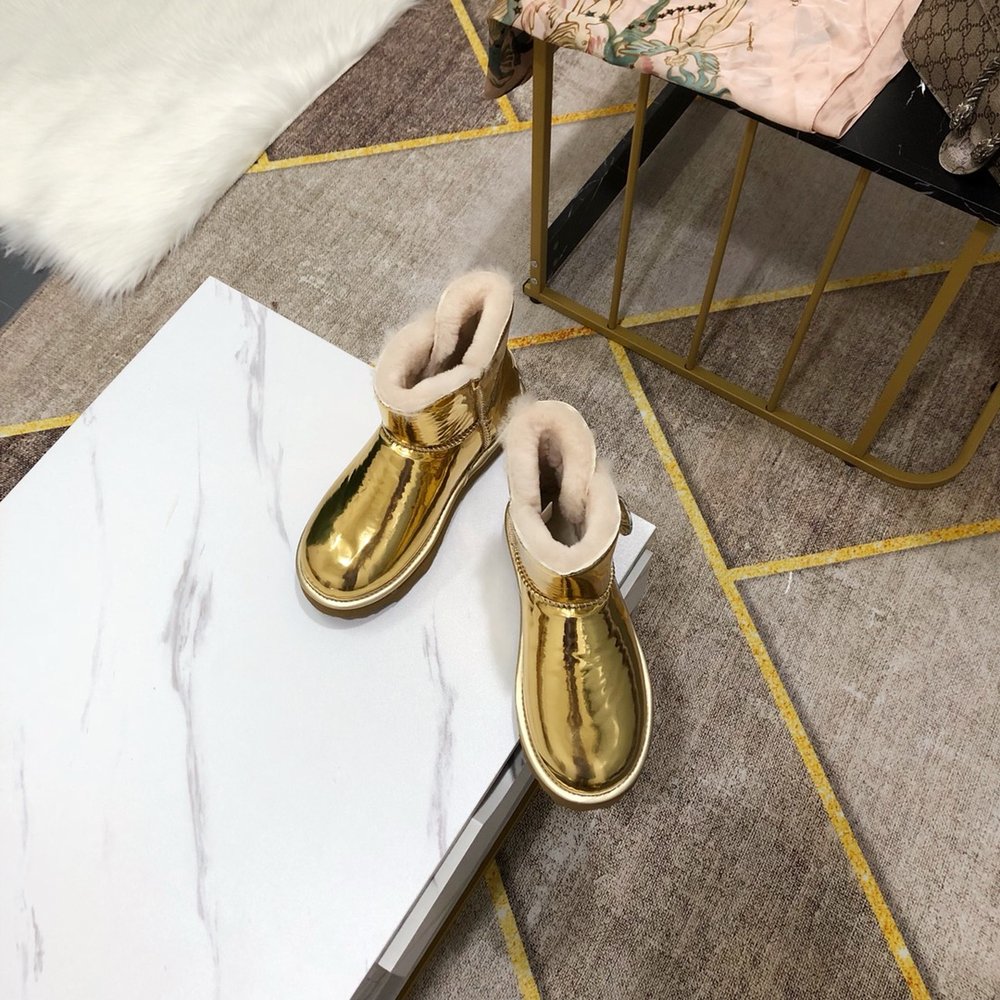 UGG 호화 시리즈 메탈 울 부츠 001-286296
