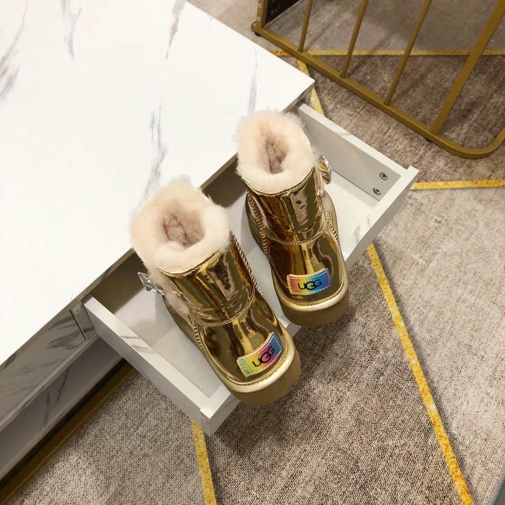 UGG 호화 시리즈 메탈 울 부츠 001-286296