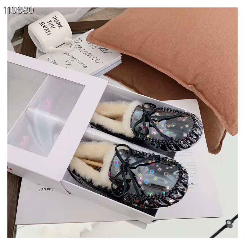 UGG 야광 두꺼운 밑창 단화 001-286309