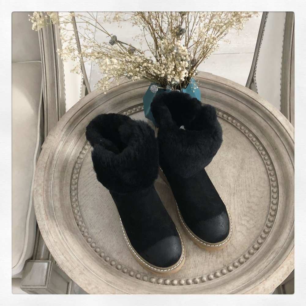 GB 버전 UGG 퍼 베이스 마틴 부츠 001-286314