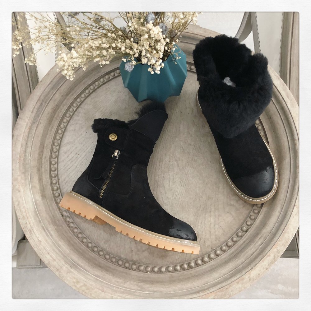 GB 버전 UGG 퍼 베이스 마틴 부츠 001-286314