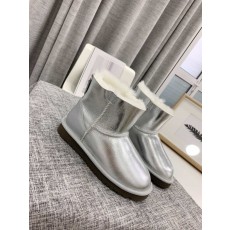 UGG 가죽 퍼 원피스 여성 부츠 001-286332