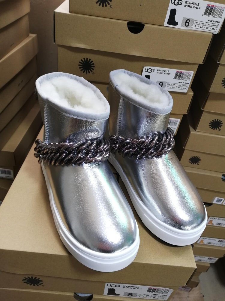 UGG 전모피 일체 여성 부츠 001-286335