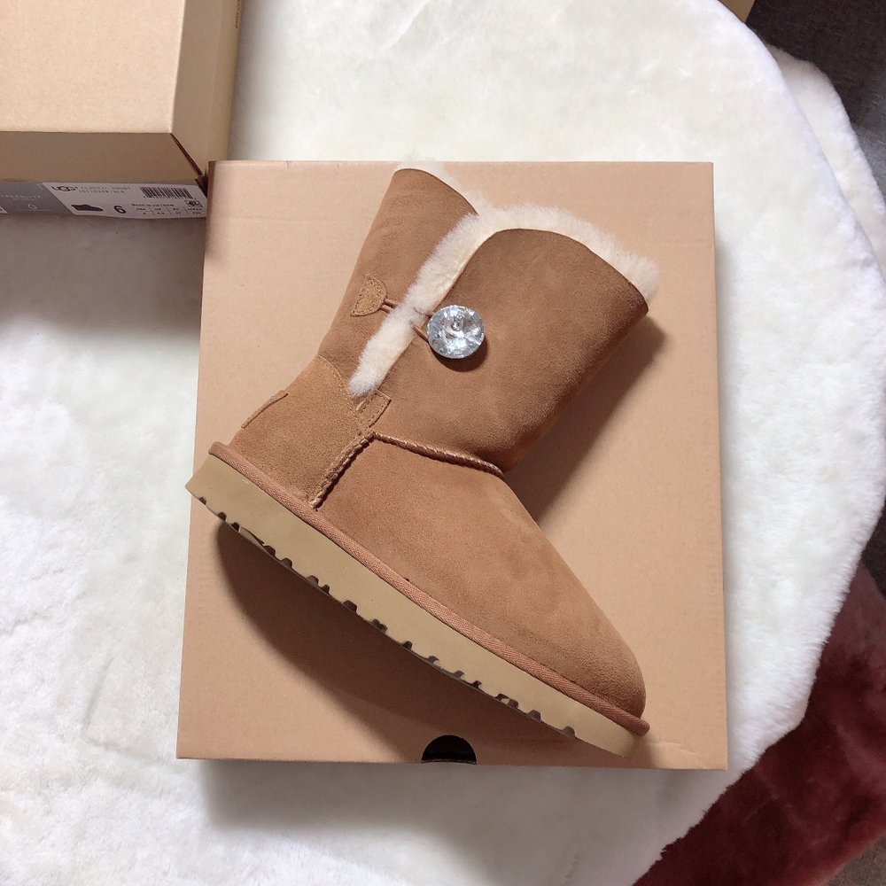 UGG 하이탑 스노우부츠 클래식 크리스탈 버클 방수방오 001-286347