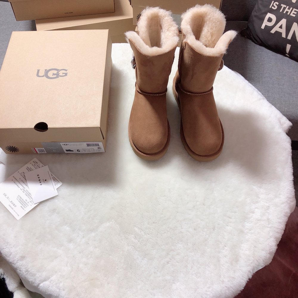 UGG 하이탑 스노우부츠 클래식 크리스탈 버클 방수방오 001-286347