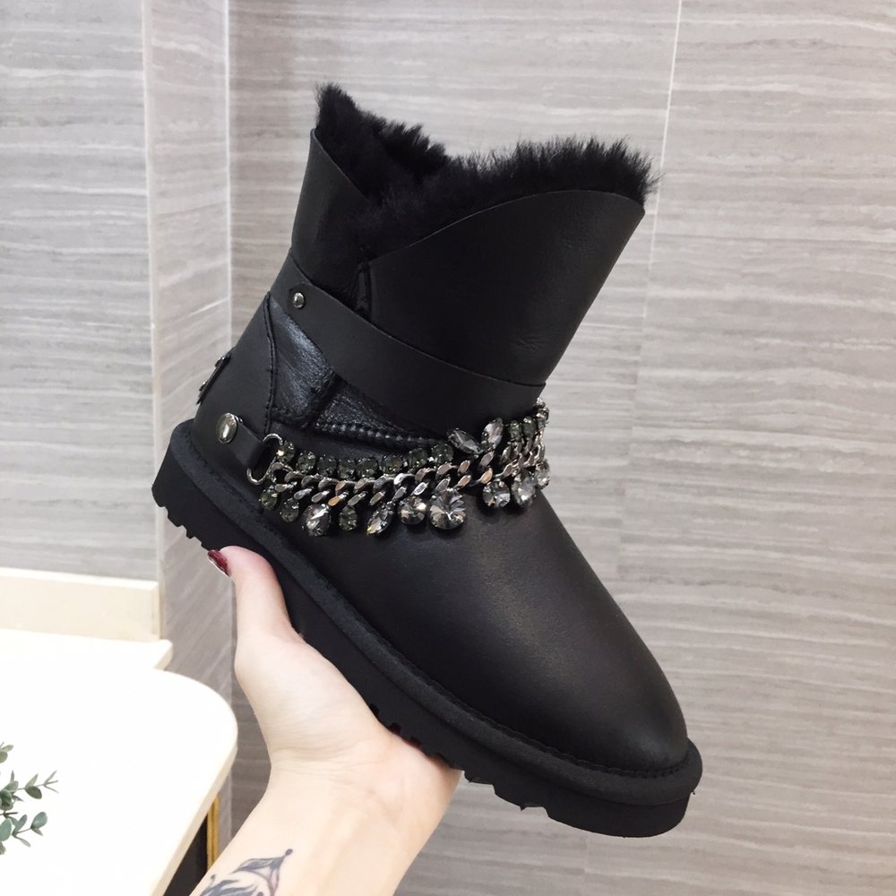 UGG 양털 원피스 여성 부츠 001-286378