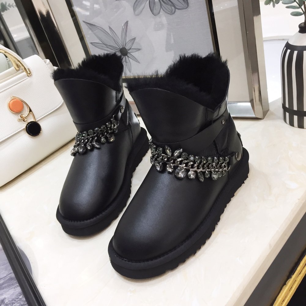 UGG 양털 원피스 여성 부츠 001-286378