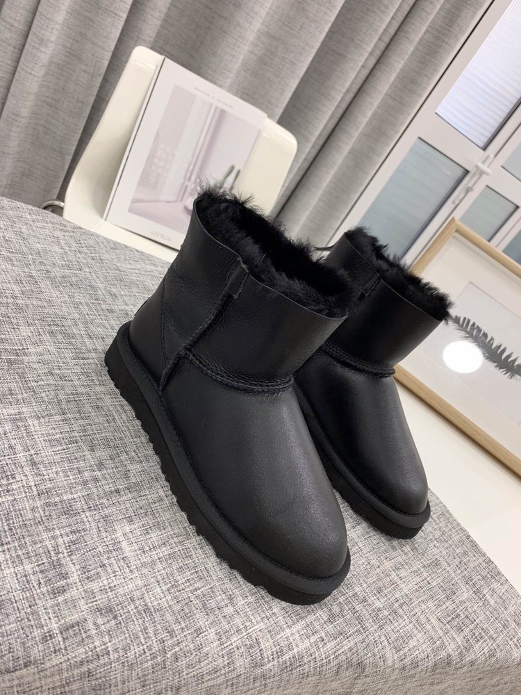UGG 가죽 털 일체형 여성 부츠 001-286380