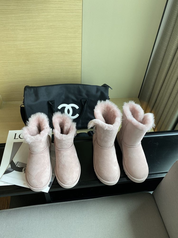 UGG 최고 버전 방오 방수 양털 원피스 스노우 부츠 001-286392