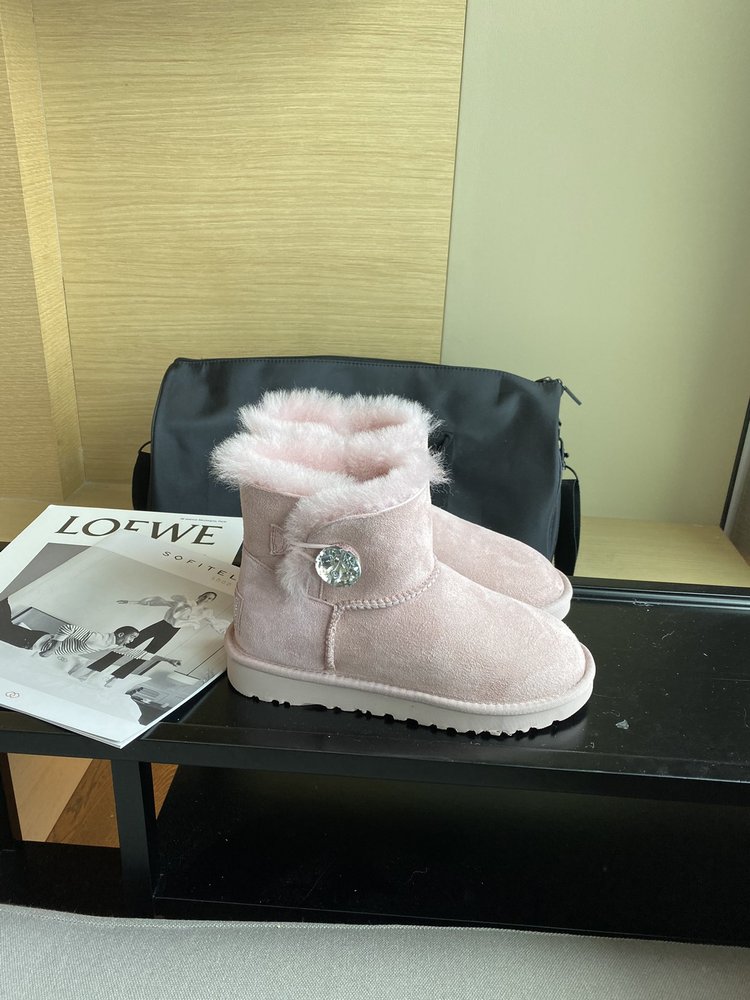 UGG 최고 버전 방오 방수 양털 원피스 스노우 부츠 001-286392