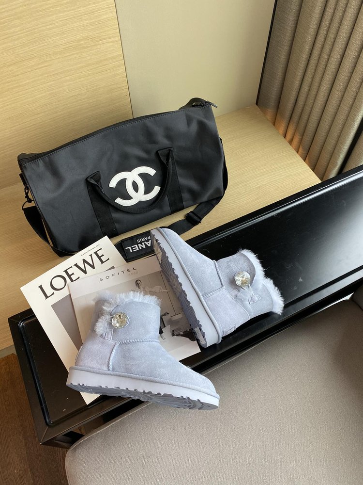 UGG 최고 버전 양모 가죽 일체 여성 부츠 001-286395