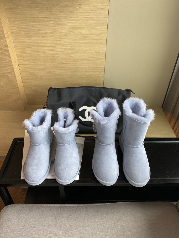 UGG 최고 버전 양모 가죽 일체 여성 부츠 001-286395