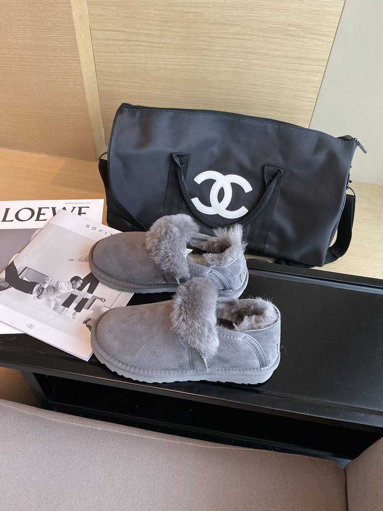 UGG 최고 버전 양모피 일체형 스노우부츠 001-286398