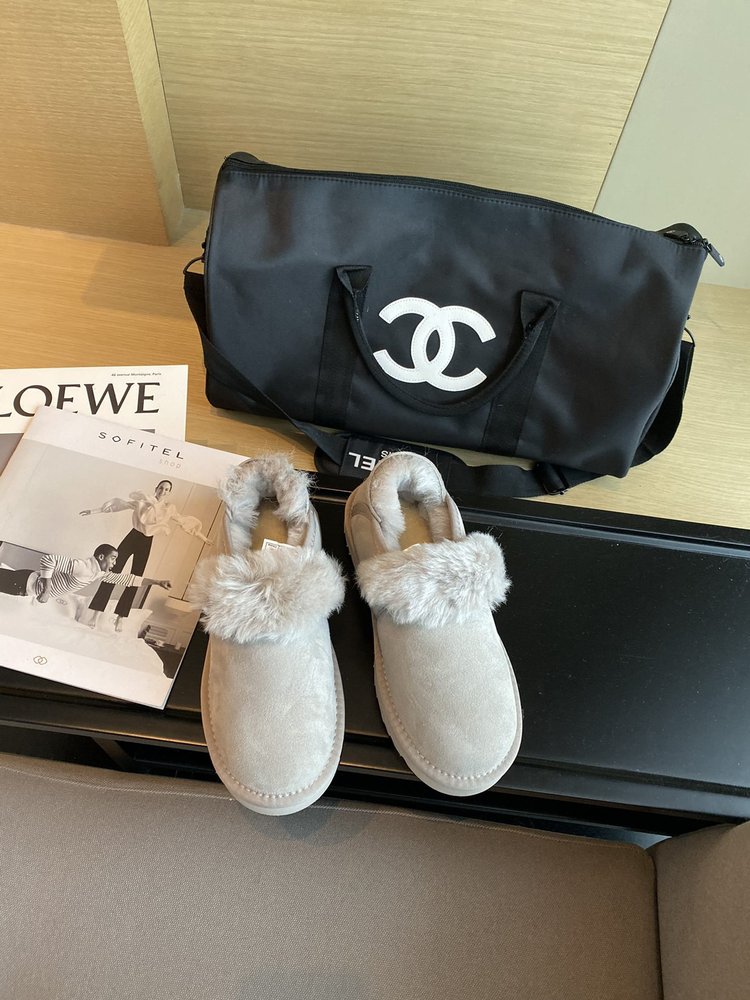 UGG 최고 버전 양모피 일체 여성 부츠 001-286401