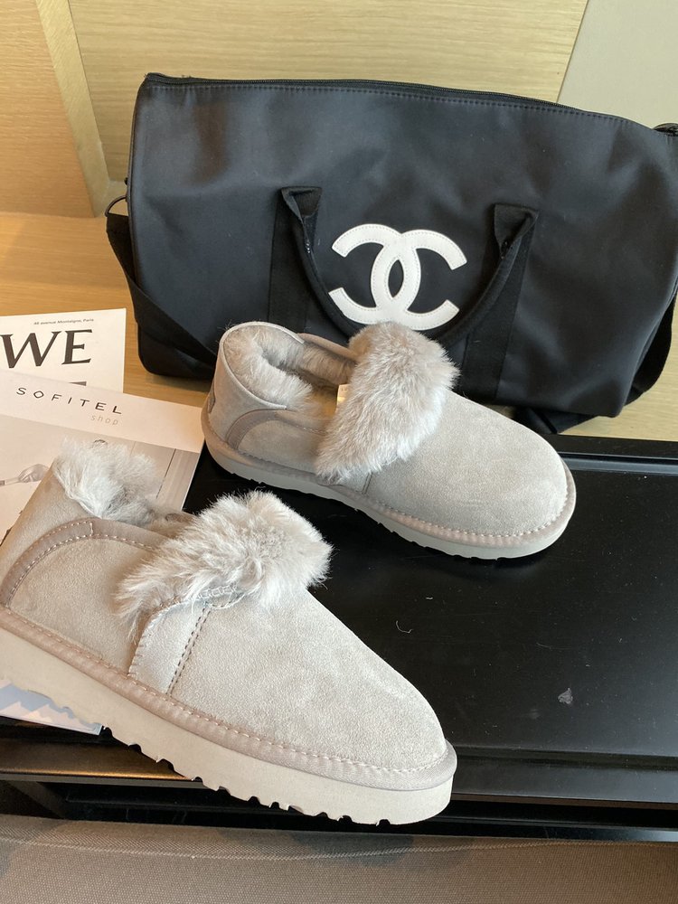 UGG 최고 버전 양모피 일체 여성 부츠 001-286401