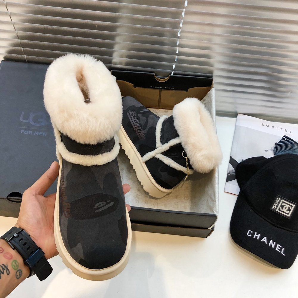BAPE x UGG 콜라보 커플 방한화 001-286418