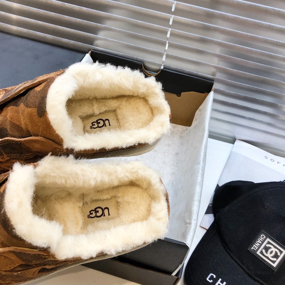 BAPE x UGG 한정판 커플 방한 부츠 001-286425
