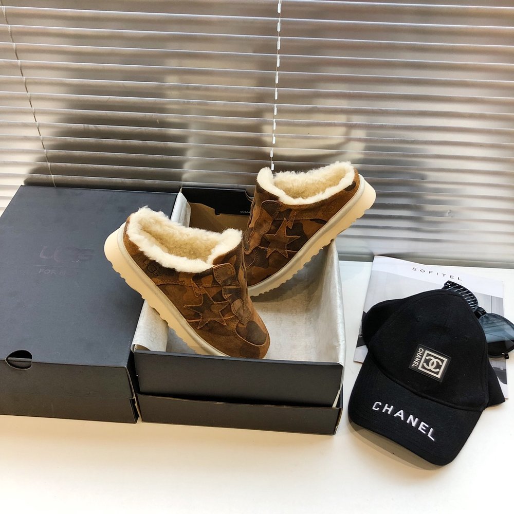 BAPE x UGG 한정판 커플 방한 부츠 001-286425