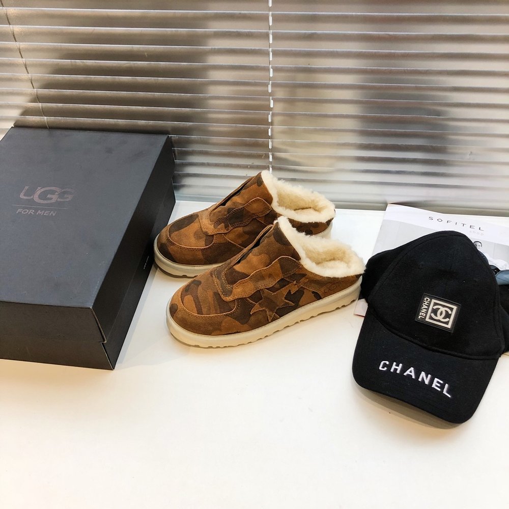 BAPE x UGG 한정판 커플 방한 부츠 001-286425