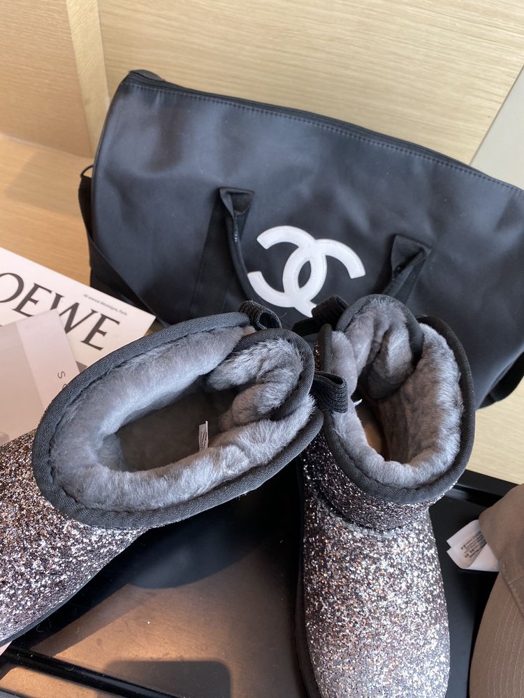 UGG 최고 버전 양모 가죽 일체형 여성 신발 001-286428