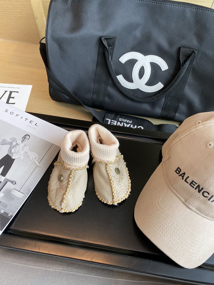 UGG 아기 진짜 양모 보온 신발 001-286431
