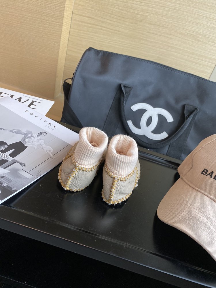 UGG 아기 진짜 양모 보온 신발 001-286431