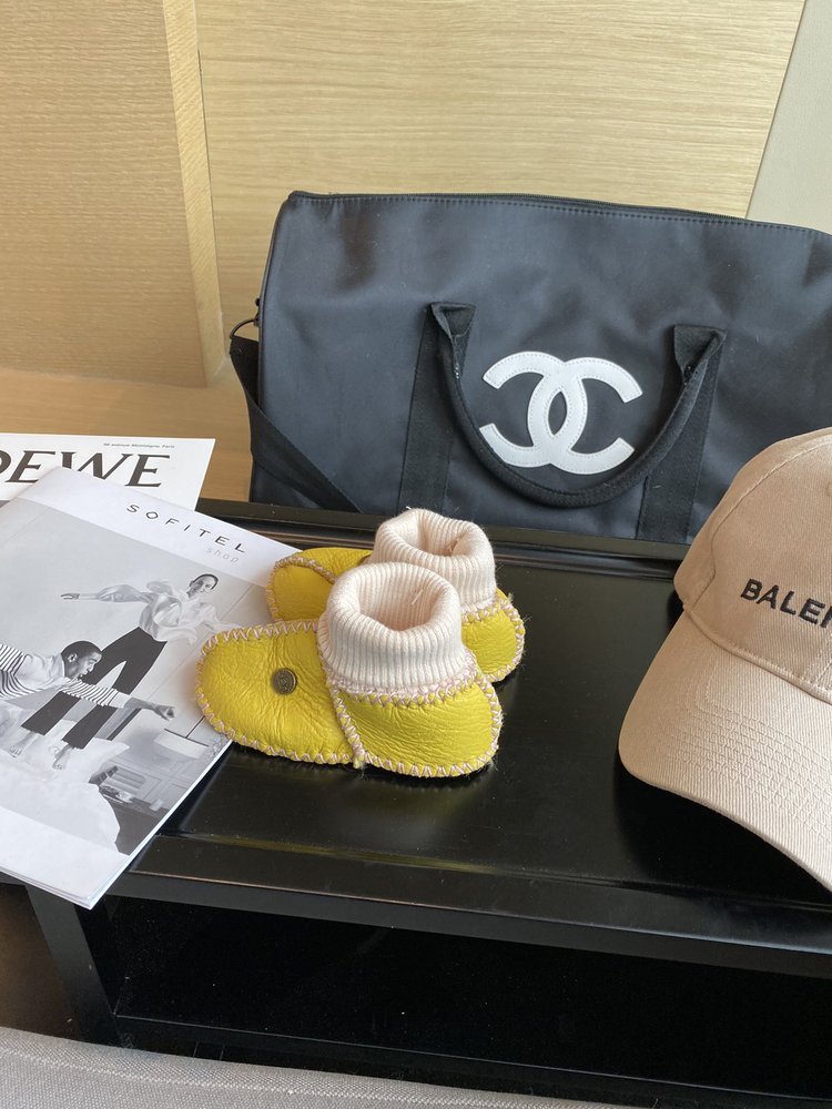 UGG 아기 진짜 양모 보온 신발 001-286431