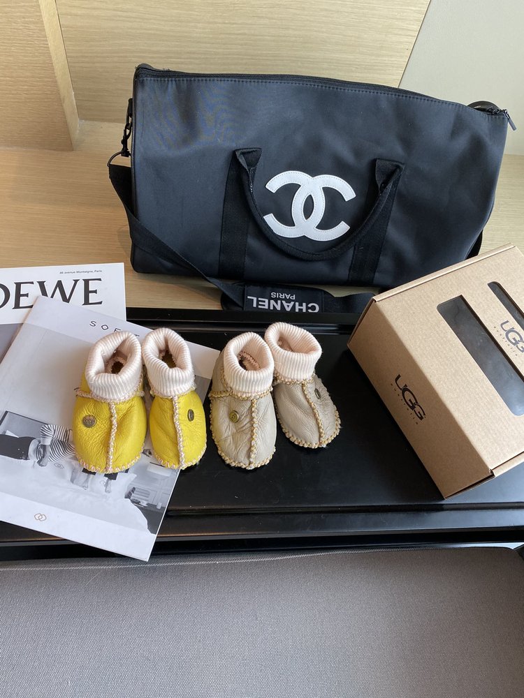 UGG 아기 진짜 양모 보온 신발 001-286431