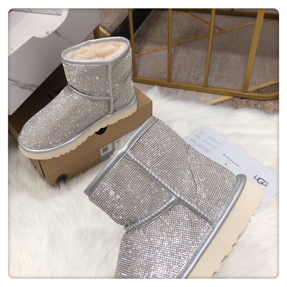 UGG 스와로브스키 풀 다이아몬드 스노우 부츠 001-286437