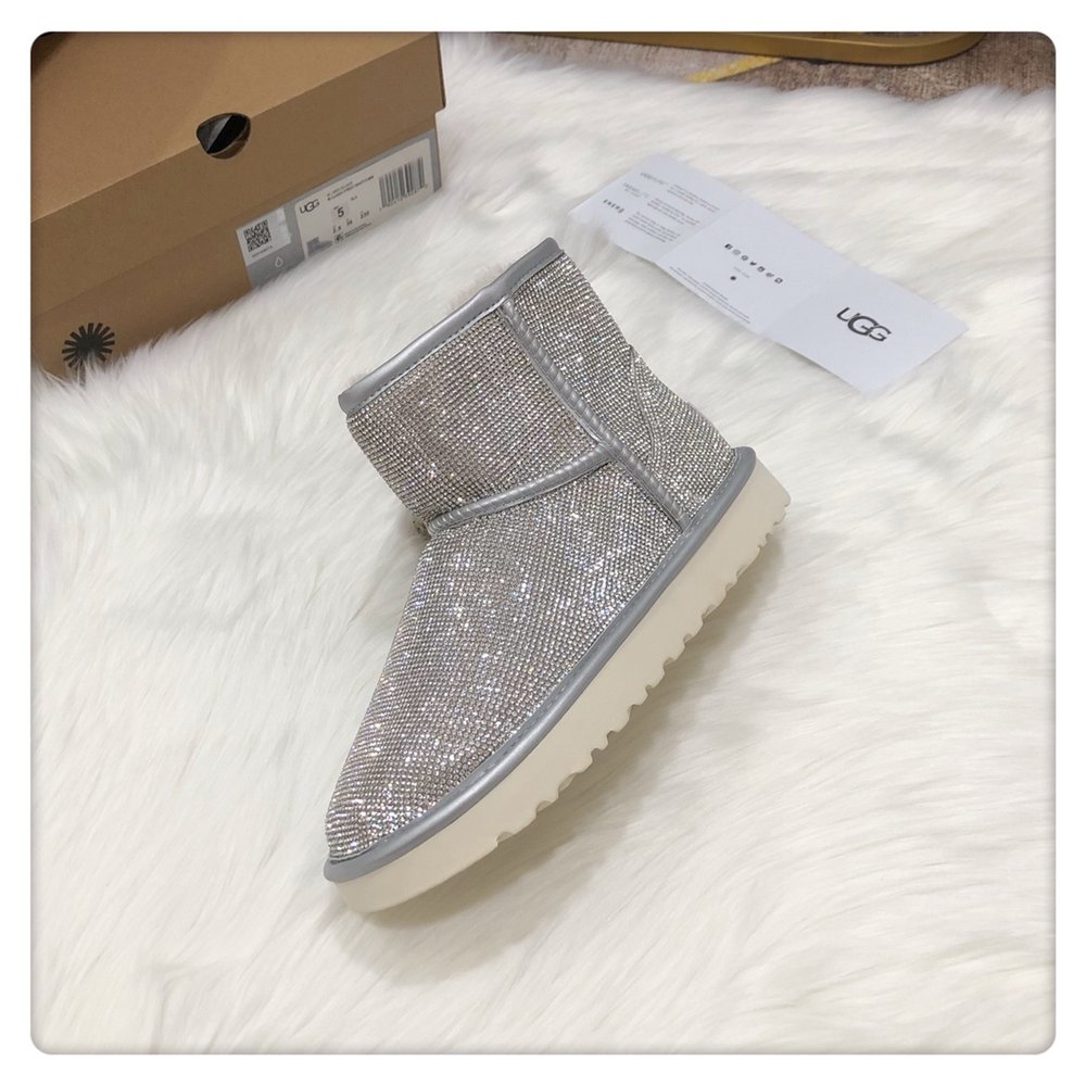 UGG 스와로브스키 풀 다이아몬드 스노우 부츠 001-286437