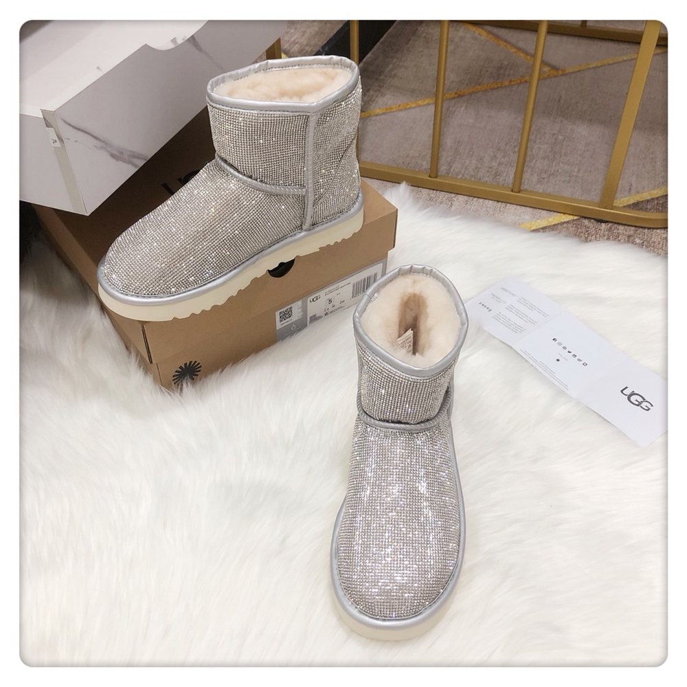 UGG 스와로브스키 풀 다이아몬드 스노우 부츠 001-286437