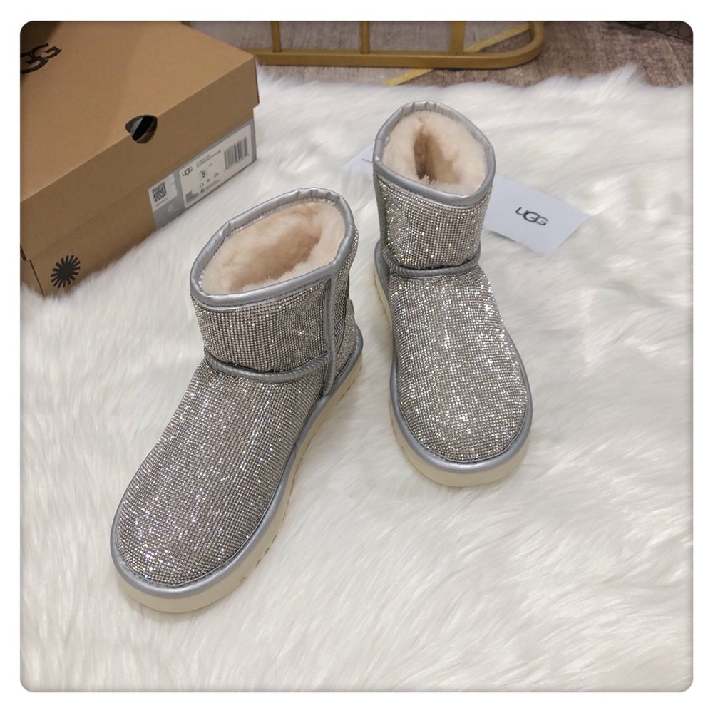 UGG 스와로브스키 풀 다이아몬드 스노우 부츠 001-286437