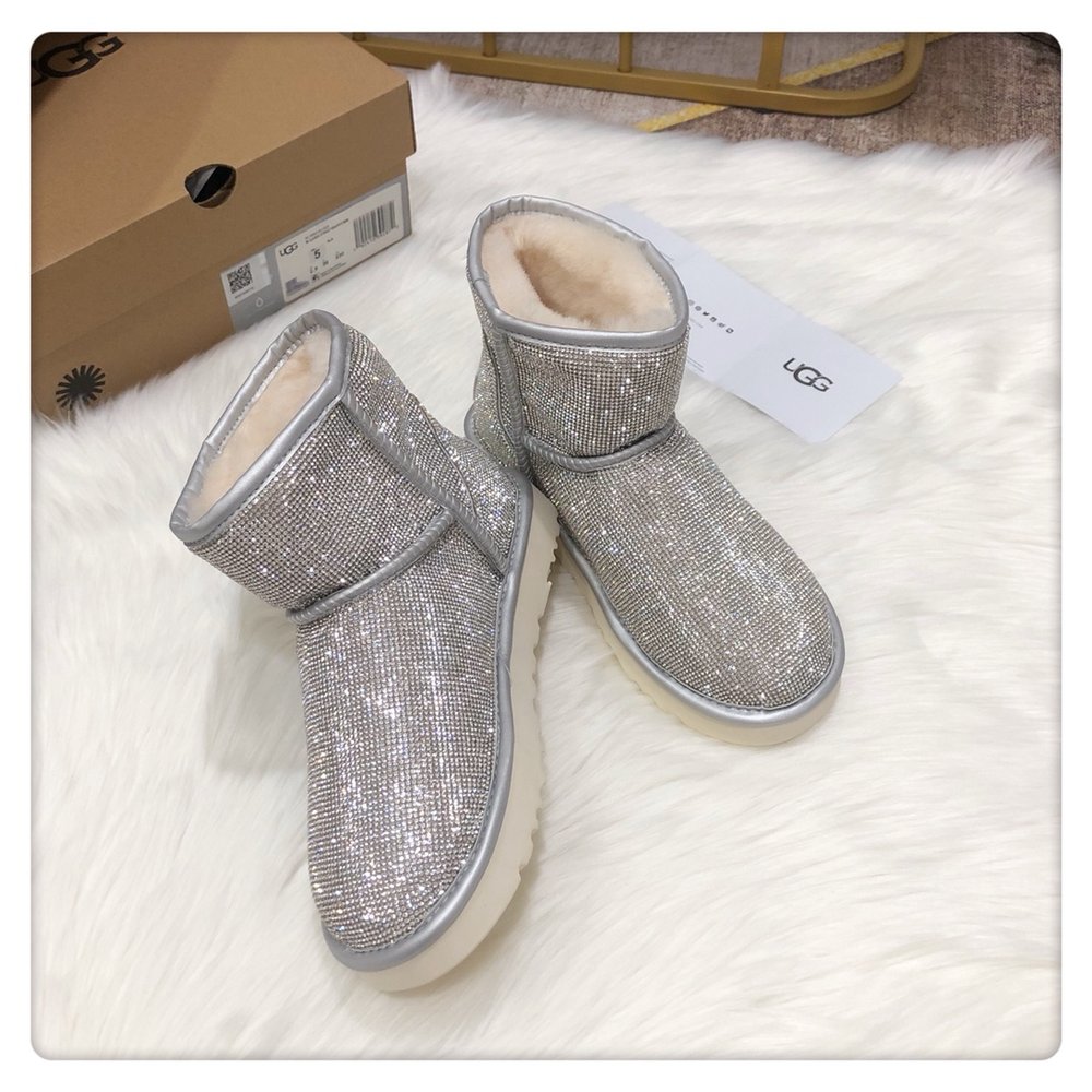 UGG 스와로브스키 풀 다이아몬드 스노우 부츠 001-286437