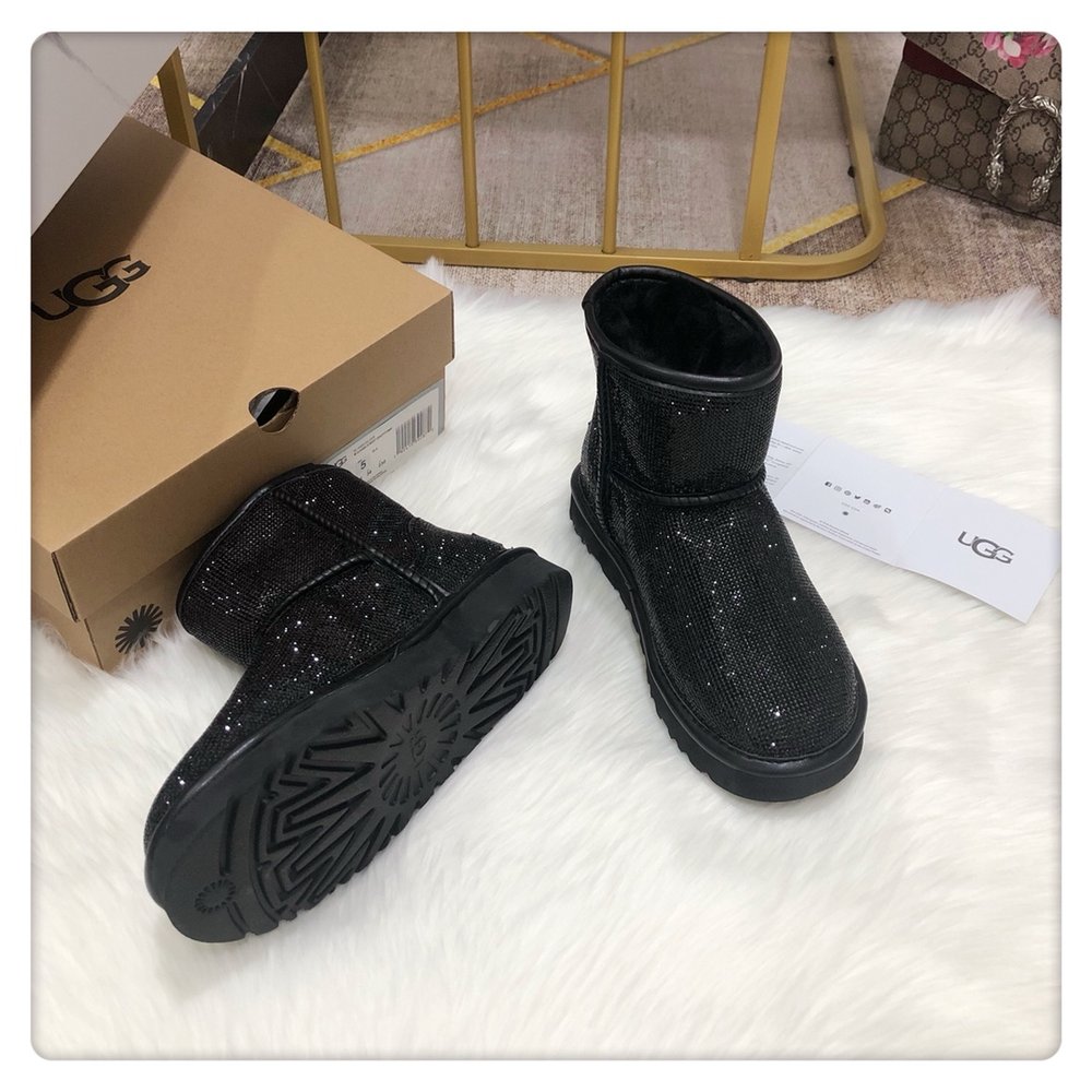 UGG 풀 다이아몬드 로우 부츠 001-286438