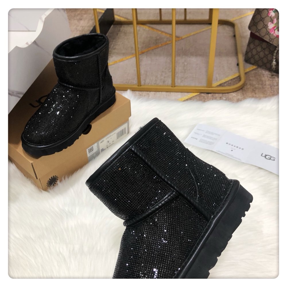 UGG 풀 다이아몬드 로우 부츠 001-286438