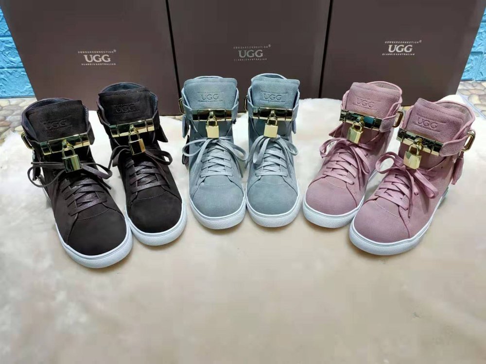 ozwear UGG 소가죽 인솔 부츠 001-286473