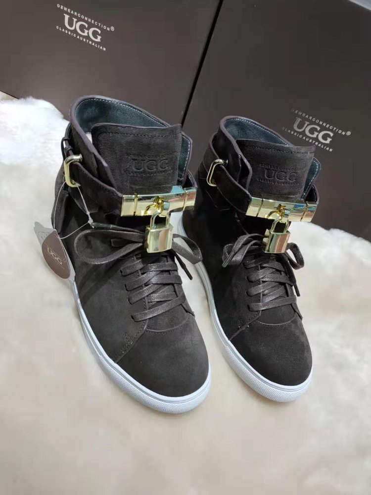 UGG 스웨이드 양털 내피 키높이 부츠 001-286474