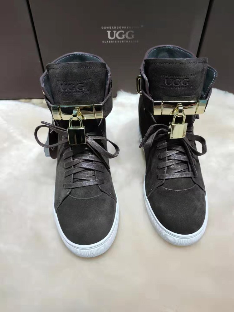 UGG 스웨이드 양털 내피 키높이 부츠 001-286474