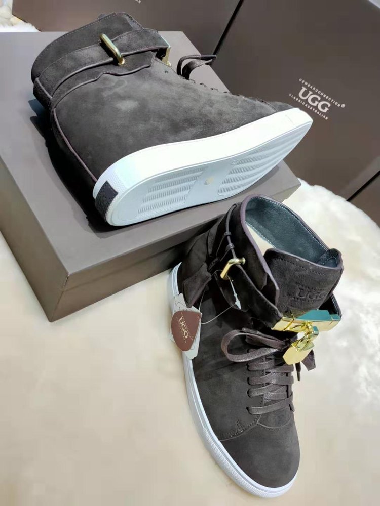 UGG 스웨이드 양털 내피 키높이 부츠 001-286474