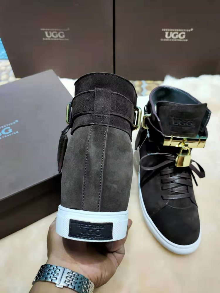 UGG 스웨이드 양털 내피 키높이 부츠 001-286474