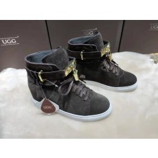 UGG 스웨이드 양털 내피 키높이 부츠 001-286474